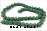 TURQ178 15 inches 8mm round synthetic turquoise beads