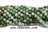 TURQ224 15 inches 12mm round Mongolian turquoise beads