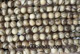 WOOD17 15 inches 8mm round wood beads wholesale