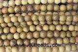 WOOD18 15 inches 8mm round wood beads wholesale